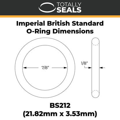 7/8" x 1/8" (BS212) Imperial Nitrile O-Rings - Totally Seals®