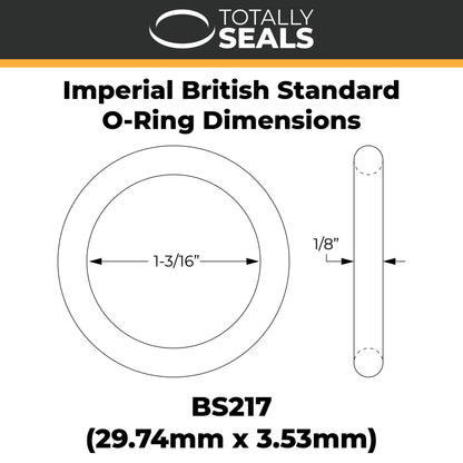 1 3/16" x 1/8" (BS217) Imperial Nitrile Rubber O-Rings - Totally Seals®