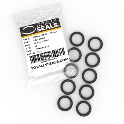 10mm x 2mm (14mm OD) Nitrile O-Rings - Totally Seals®