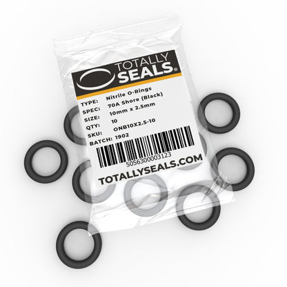 10mm x 2.5mm (15mm OD) Nitrile O-Rings - Totally Seals®