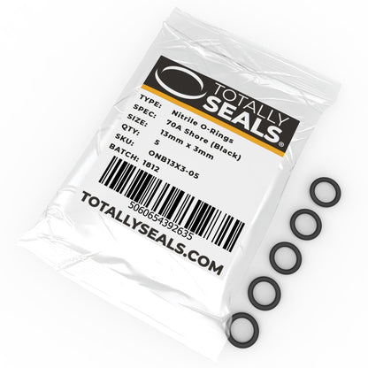 13mm x 3mm (19mm OD) Nitrile O-Rings - Totally Seals®