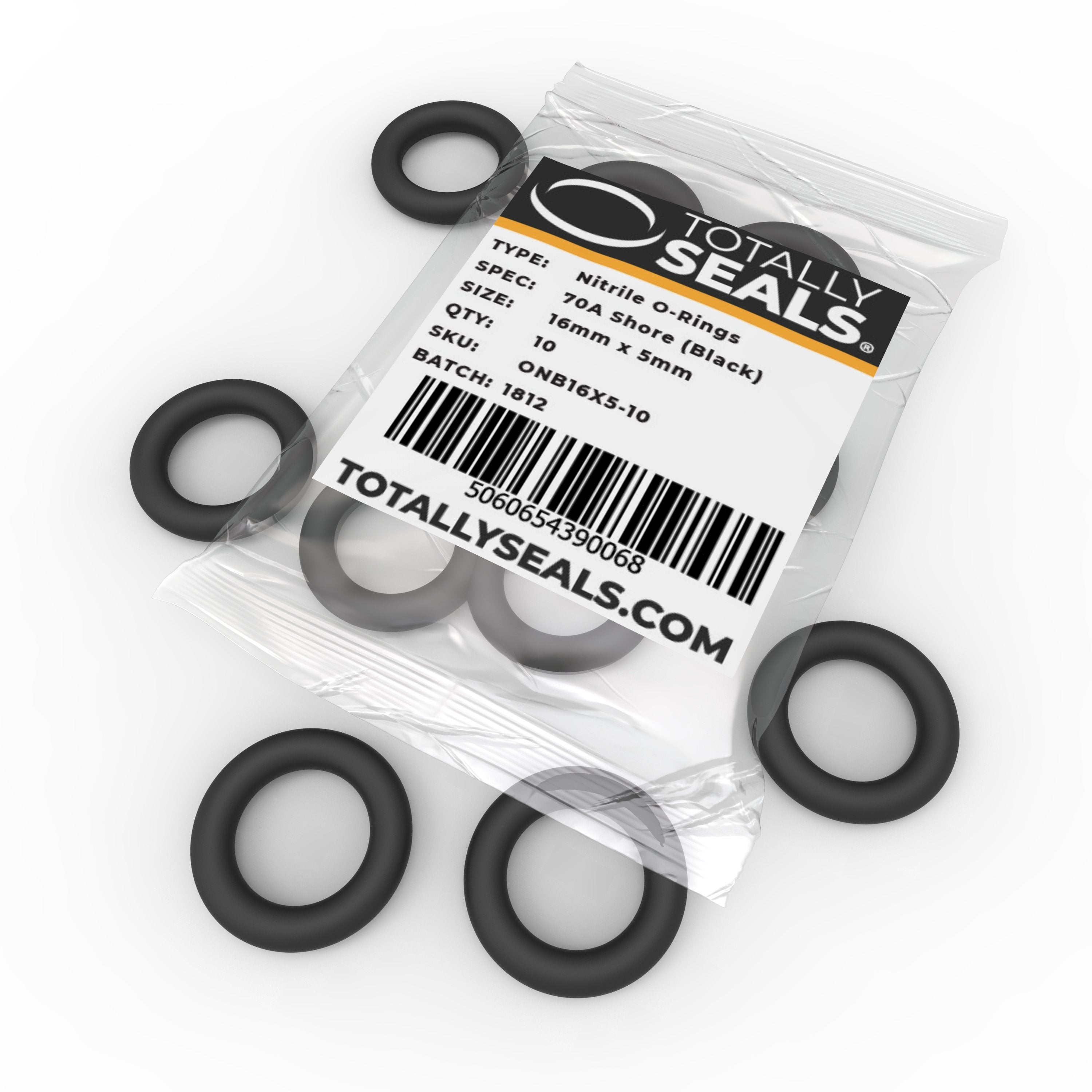 16mm x 5mm (26mm OD) Nitrile O-Rings – Totally Seals