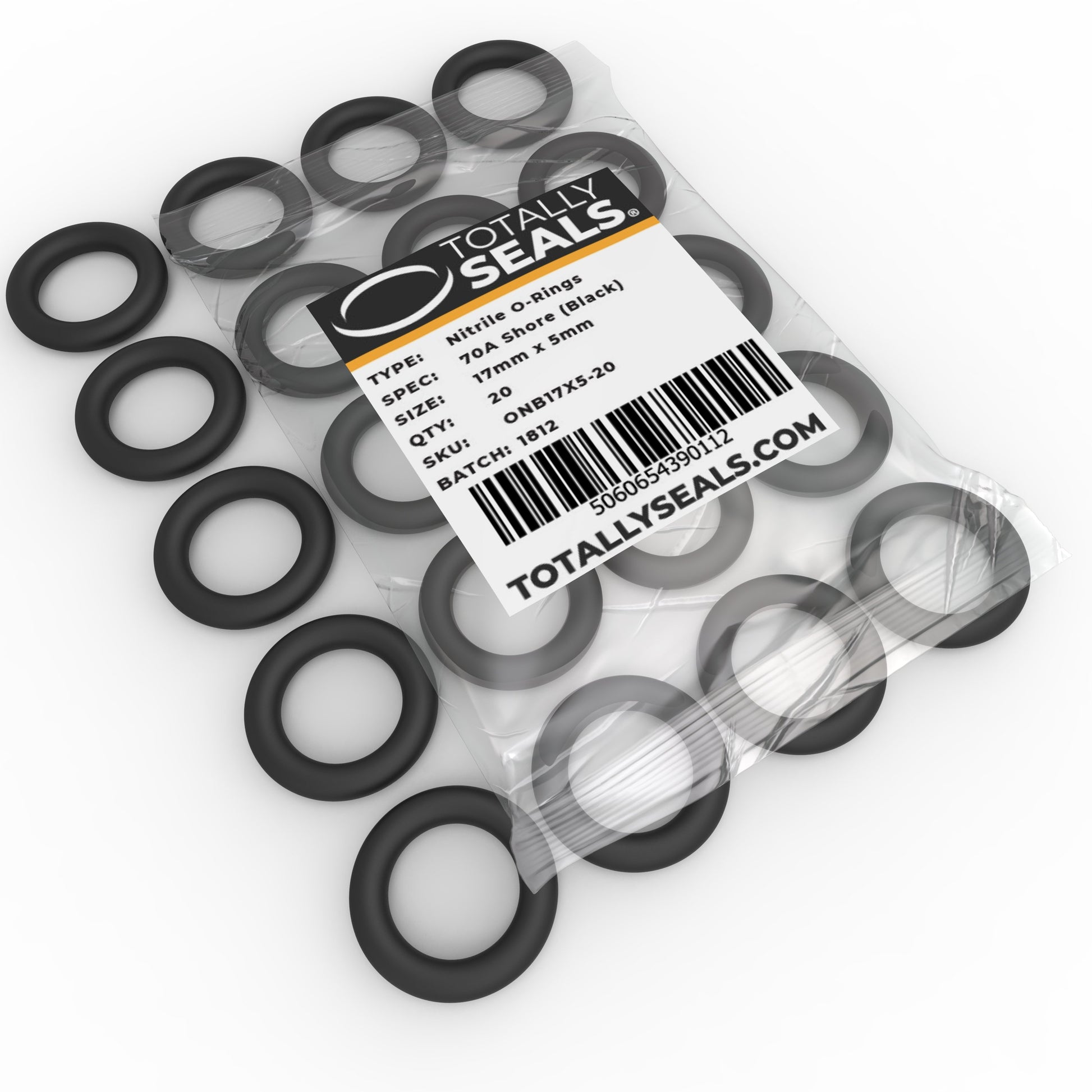 17mm x 5mm (27mm OD) Nitrile O-Rings – Totally Seals