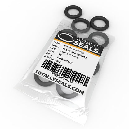 18mm x 5mm (28mm OD) Nitrile O-Rings - Totally Seals®