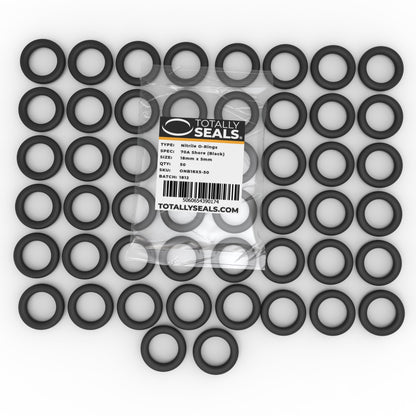 18mm x 5mm (28mm OD) Nitrile O-Rings - Totally Seals®