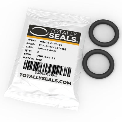 19mm x 4mm (27mm OD) Nitrile O-Rings - Totally Seals®