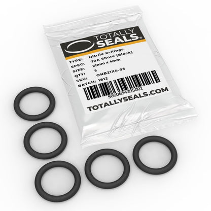 21mm x 4mm (29mm OD) Nitrile O-Rings - Totally Seals®