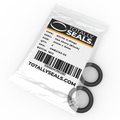 21mm x 5mm (31mm OD) Nitrile O-Rings - Totally Seals®