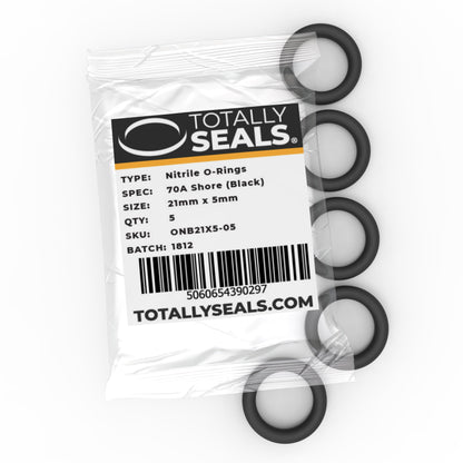 21mm x 5mm (31mm OD) Nitrile O-Rings - Totally Seals®