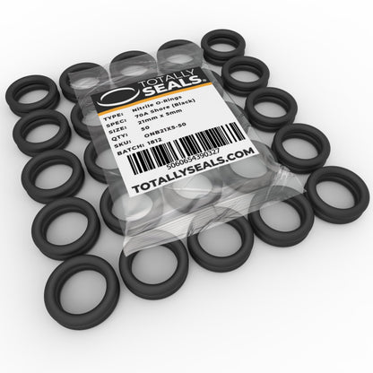 21mm x 5mm (31mm OD) Nitrile O-Rings - Totally Seals®