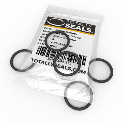 23mm x 2.5mm (28mm OD) Nitrile O-Rings - Totally Seals®