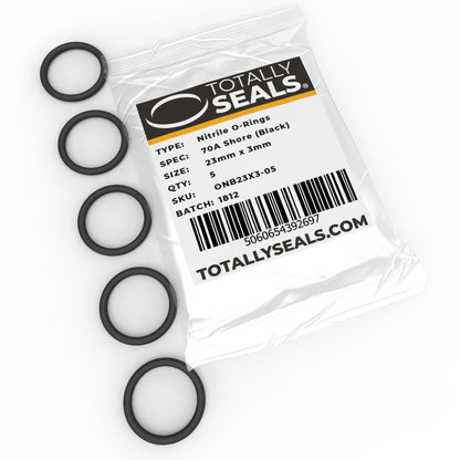 23mm x 3mm (29mm OD) Nitrile O-Rings - Totally Seals®