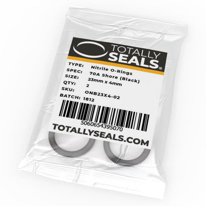 23mm x 4mm (31mm OD) Nitrile O-Rings - Totally Seals®