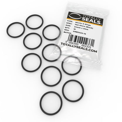 24mm x 2mm (28mm OD) Nitrile O-Rings - Totally Seals®