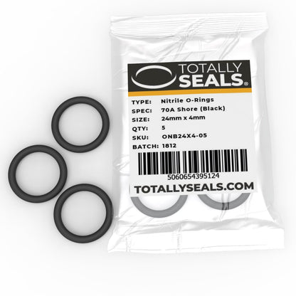 24mm x 4mm (32mm OD) Nitrile O-Rings - Totally Seals®