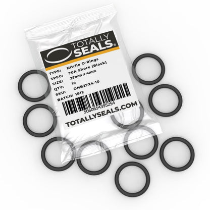 27mm x 4mm (35mm OD) Nitrile O-Rings - Totally Seals®