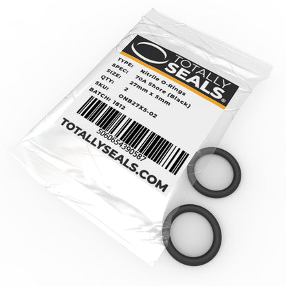 27mm x 5mm (37mm OD) Nitrile O-Rings - Totally Seals®