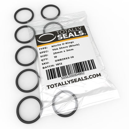 29mm x 3mm (35mm OD) Nitrile O-Rings - Totally Seals®