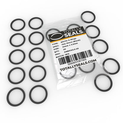 30mm x 3.5mm (37mm OD) Nitrile O-Rings - Totally Seals®