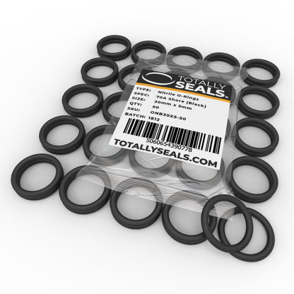 30mm x 5mm (40mm OD) Nitrile O-Rings - Totally Seals®