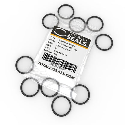 32mm x 3mm (38mm OD) Nitrile O-Rings - Totally Seals®