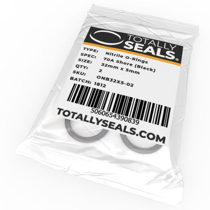 32mm x 5mm (42mm OD) Nitrile O-Rings - Totally Seals®