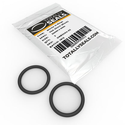 34mm x 4mm (42mm OD) Nitrile O-Rings - Totally Seals®