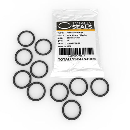 35mm x 4mm (43mm OD) Nitrile O-Rings - Totally Seals®