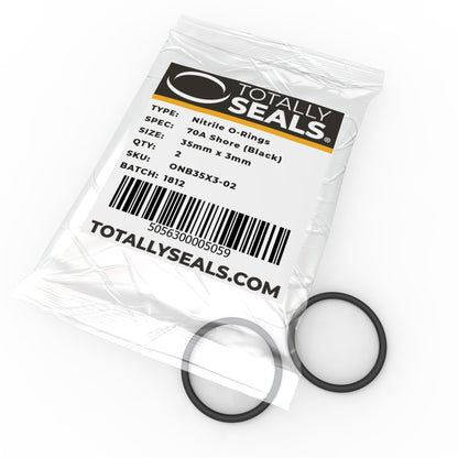 35mm x 3mm (41mm OD) Nitrile O-Rings - Totally Seals®