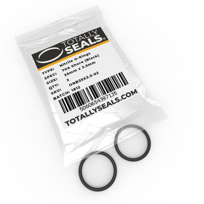 35mm x 3.5mm (42mm OD) Nitrile O-Rings - Totally Seals®