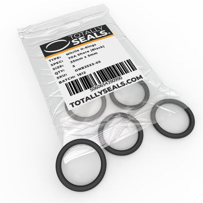 35mm x 5mm (45mm OD) Nitrile O-Rings - Totally Seals®