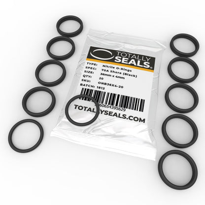 36mm x 4mm (44mm OD) Nitrile O-Rings - Totally Seals®