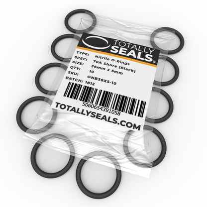 36mm x 5mm (46mm OD) Nitrile O-Rings - Totally Seals®