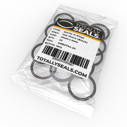 37mm x 4mm (45mm OD) Nitrile O-Rings - Totally Seals®