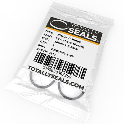 38mm x 3.5mm (45mm OD) Nitrile O-Rings - Totally Seals®