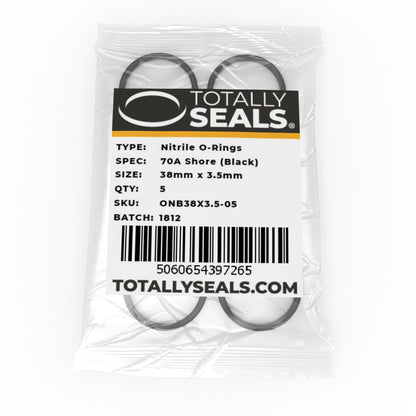 38mm x 3.5mm (45mm OD) Nitrile O-Rings - Totally Seals®