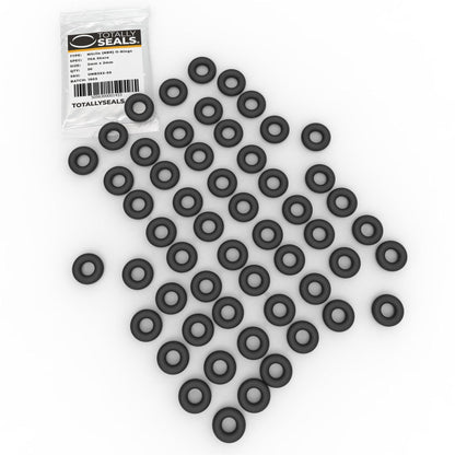 3mm x 2mm (7mm OD) Nitrile O-Rings - Totally Seals®