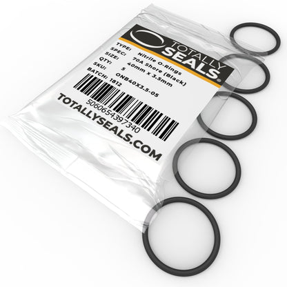 40mm x 3.5mm (47mm OD) Nitrile O-Rings - Totally Seals®