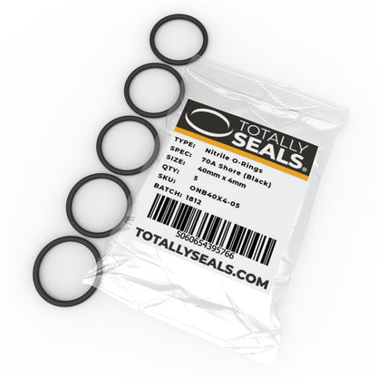 40mm x 4mm (48mm OD) Nitrile O-Rings - Totally Seals®