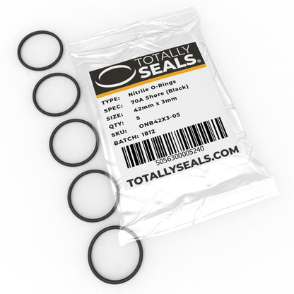 42mm x 3mm (48mm OD) Nitrile O-Rings - Totally Seals®