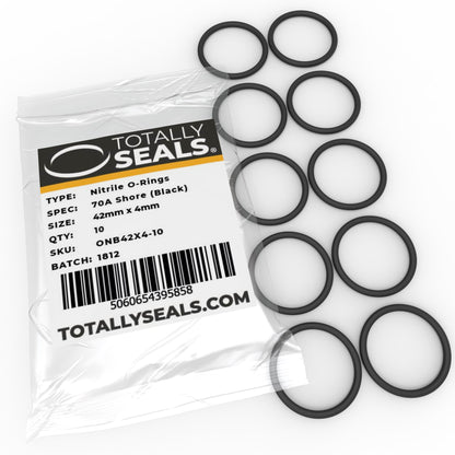 42mm x 4mm (50mm OD) Nitrile O-Rings - Totally Seals®