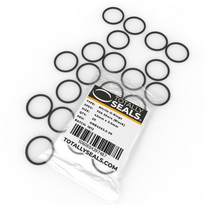 43mm x 3.5mm (50mm OD) Nitrile O-Rings - Totally Seals®