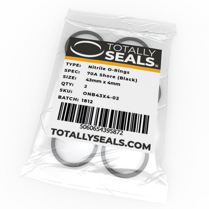 43mm x 4mm (51mm OD) Nitrile O-Rings - Totally Seals®