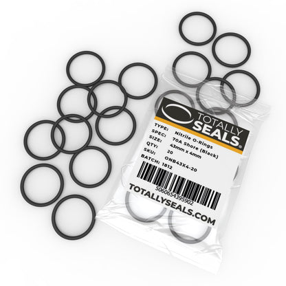 43mm x 4mm (51mm OD) Nitrile O-Rings - Totally Seals®