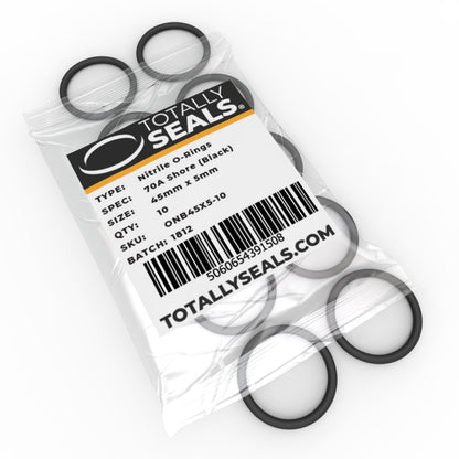 45mm x 5mm (55mm OD) Nitrile O-Rings - Totally Seals®