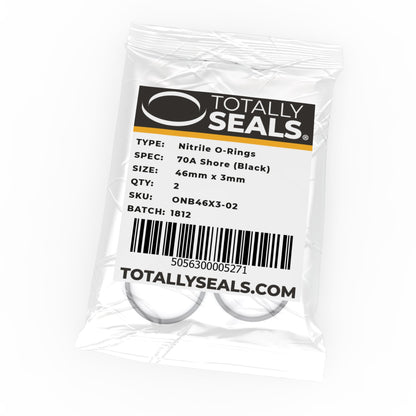 46mm x 3mm (52mm OD) Nitrile O-Rings - Totally Seals®