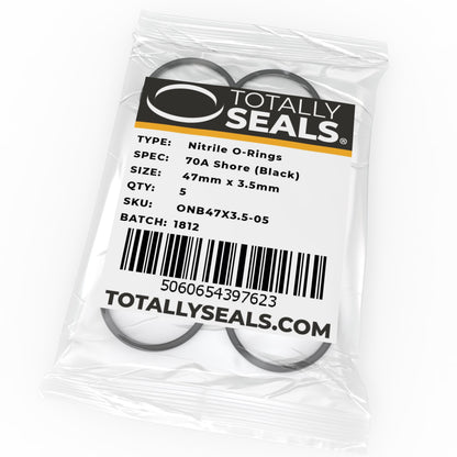 47mm x 3.5mm (54mm OD) Nitrile O-Rings - Totally Seals®