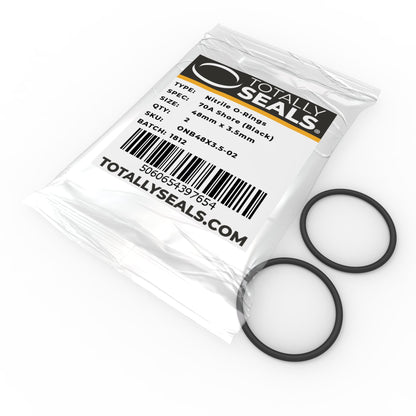 48mm x 3.5mm (55mm OD) Nitrile O-Rings - Totally Seals®