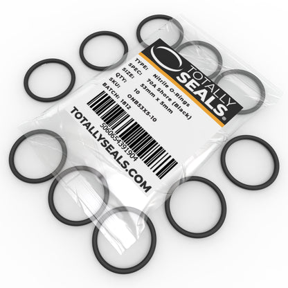 53mm x 5mm (63mm OD) Nitrile O-Rings - Totally Seals®