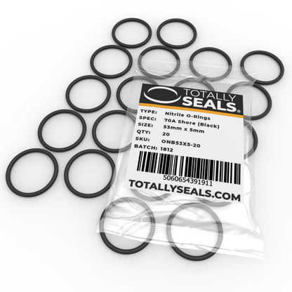 53mm x 5mm (63mm OD) Nitrile O-Rings - Totally Seals®